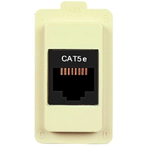 Connettore rj45 utp categoria 5 tond