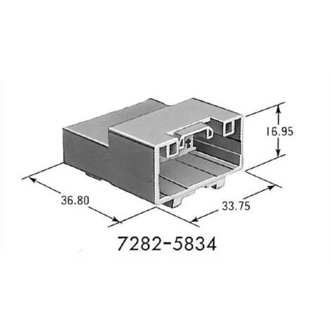 Connettore serie 1.0 porta maschio 22 vie