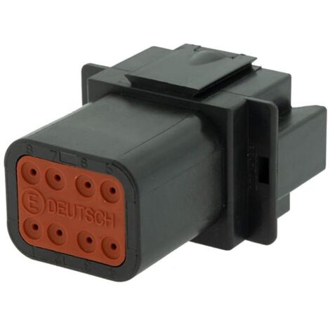 Connettore Serie DT Femmina 8 Vie nero C015