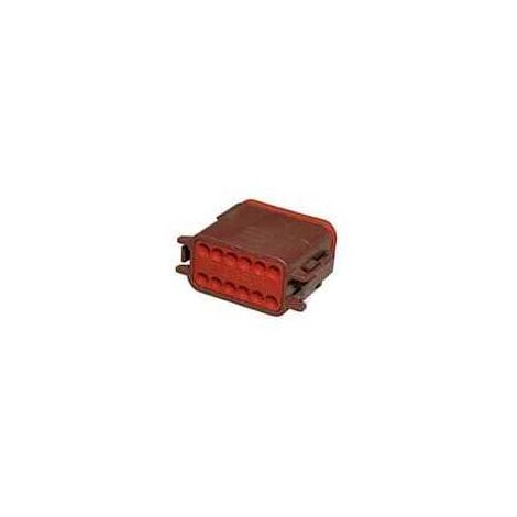 Connettore Serie DT Maschio 12 Vie C015 Marrone