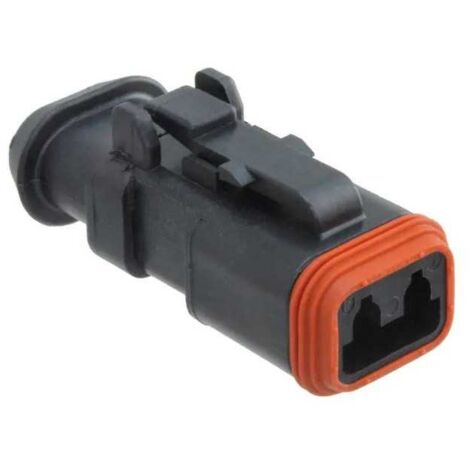 Connettore Serie DT Maschio 2 Vie Nero CE13
