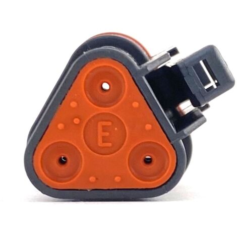 Connettore Serie DT Maschio 3 Vie Nero