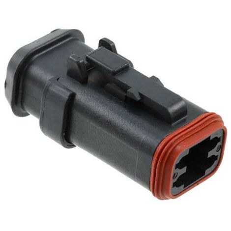 Connettore Serie DT Maschio 4 Vie Nero CE13