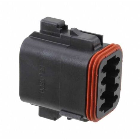 Connettore Serie DT Maschio 8 Vie Nero