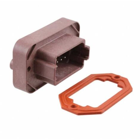 Connettore Serie DT15 Femmina 12 Vie da circuito stampato Marrone