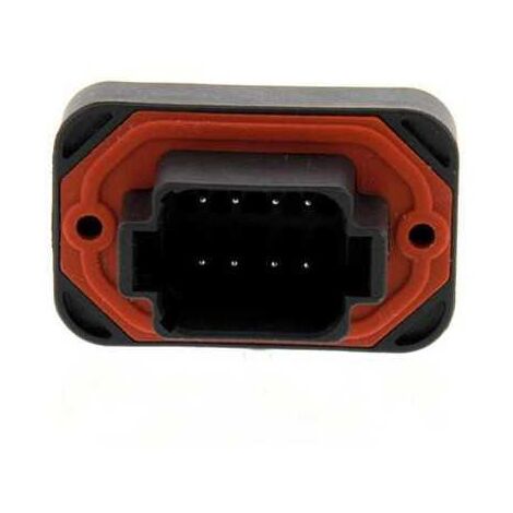 Connettore Serie DT15 Femmina 8 Vie da circuito stampato Nero
