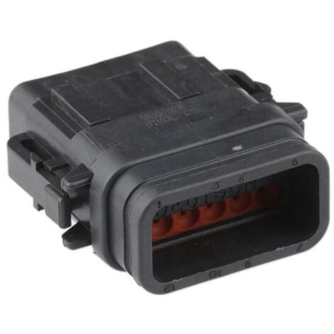Connettore Serie DTM Maschio 12 Vie E007 Nero