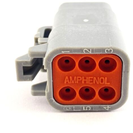 Connettore Serie DTM Maschio 6 Vie