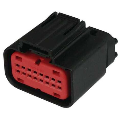 Connettore Serie Get.64 Maschio 8x2 Vie nero
