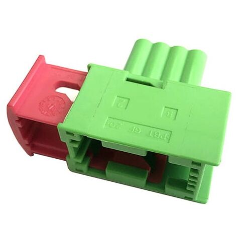Connettore serie JPT maschio porta femmina 4 vie verde