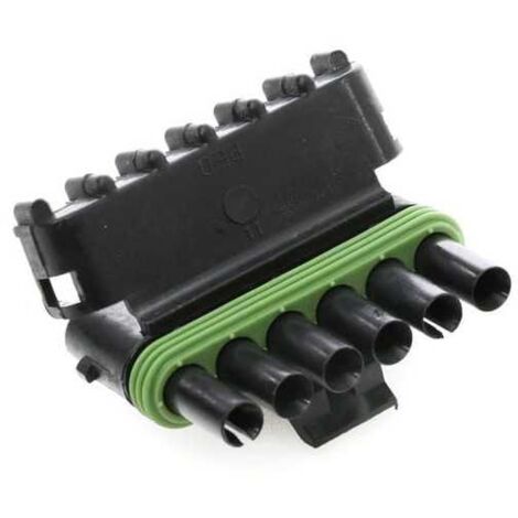 Connettore Serie Weather Pack maschio 6vie