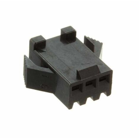 Connettore SM maschio 3 vie nero