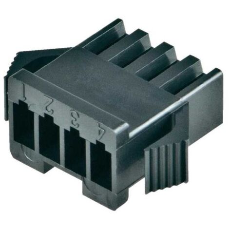 Connettore SM maschio 4 vie nero