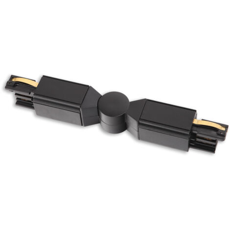 Connettore snodato binario trifase nero Maxlight MHT1