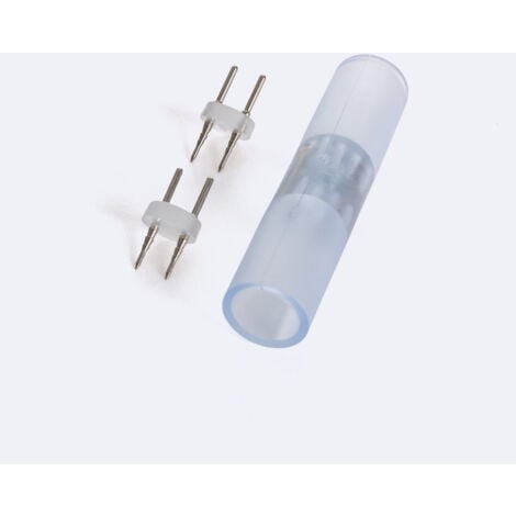 LEDKIA Connettore Strisica LED Neon Regolabile 220V Circolare SFLEX17 Ø17 mm