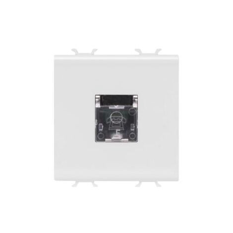 CONNETTORE TELEFONICO RJ11 2M BIANCO GEWISS GW10409