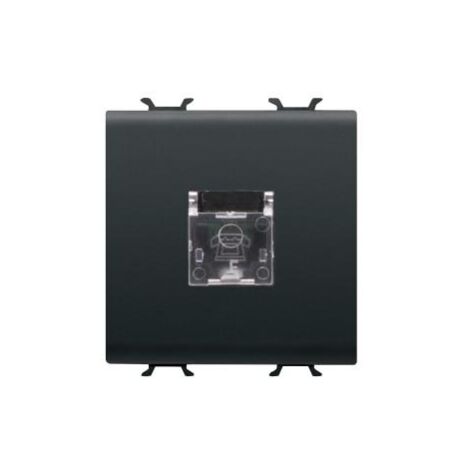 CONNETTORE TELEFONICO RJ11 2M NERO GEWISS GW12409