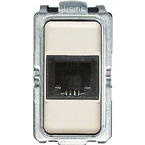 Connettore Telefonico RJ11 Bticino Serie Magic Connessione A Morsetto cod.5982