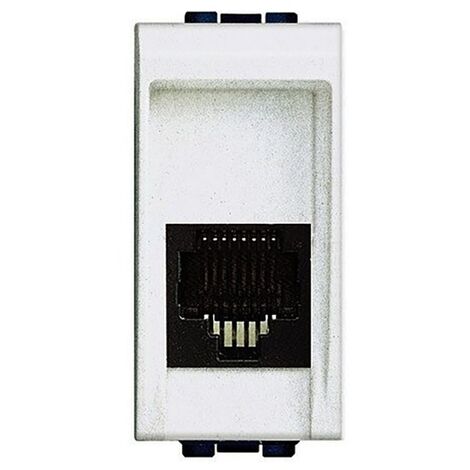 Connettore telefonico RJ12 AMP, serie Living Light BTIN4262/12