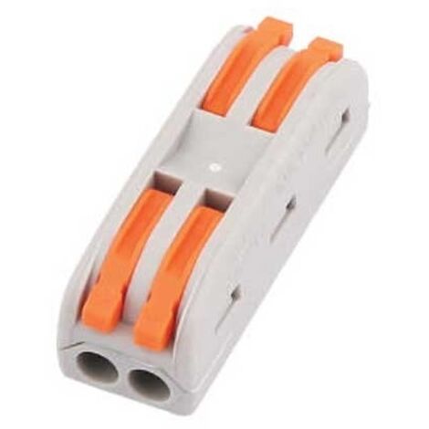 CONNETTORE TERMINALE 2 USCITE 2 PIN CONFEZIONE DA 10 PEZZI
