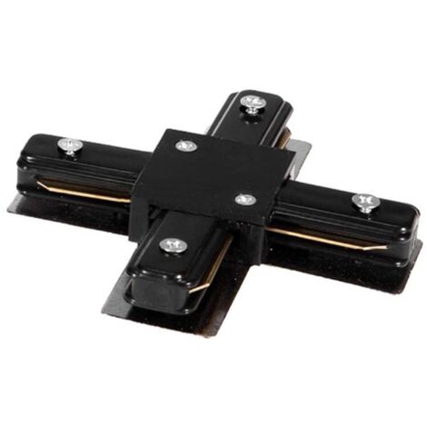 Connettore Tipo X per Binario Monofase UltraPower Nero