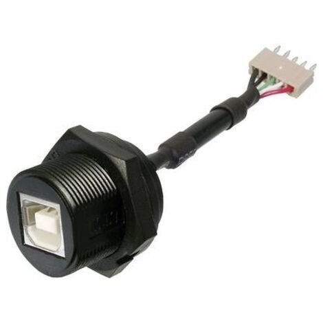 Connettore USB 2.0 - IP67 Presa TC-A-USB-BPFS-203 Prese USB B a spina 5 poli Spina 1586509 TRU COMPONENTS Contenuto: 1