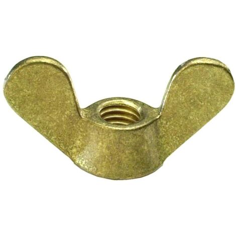 CONNEX - 2 PEZZI - DADI GALLETTO IN OTTONE 10MM