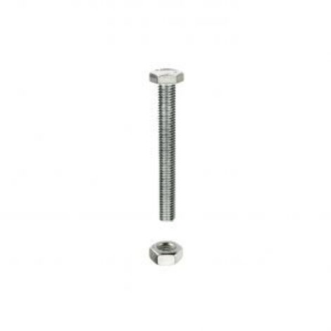 CONNEX - 4 BULLONI TESTA ESAGONALE ZINCATI M10X25