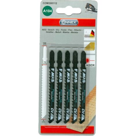 CONNEX - 5 LAME PER SEGHETTO ALTERNATIVOPER LEGNO 100MM