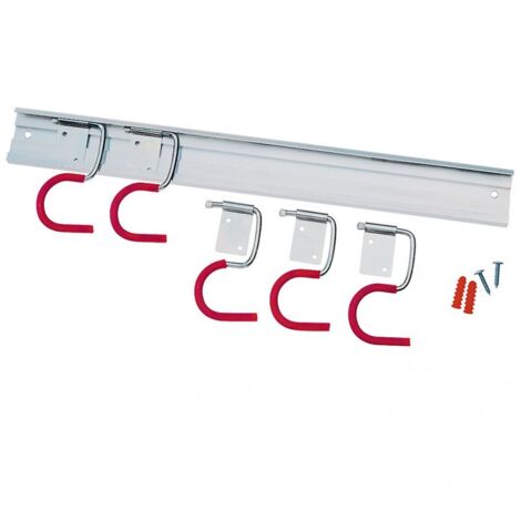 CONNEX - BARRA PORTA ATTREZZI CON GANCIPIU' VITI - 40 CM.