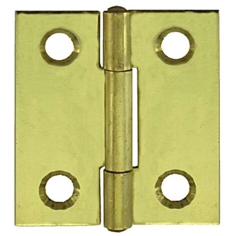 CONNEX - CERNIERE STRETTE IN OTTONE - 2PZ. - 22 X 30 MM.