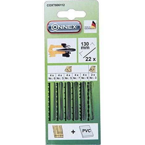 CONNEX COXT806112 - SET DI LAME PER SEGHETTO ALTERNATIVO