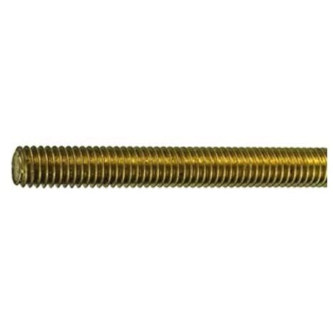 Connex DY250709, Set di perni filettati M8 x 1000 mm, in ottone, a norma DIN 975