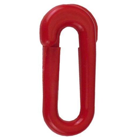 CONNEX- FALSA MAGLIA IN PLASTICA ROSSA 4PZ. - 6 X 40 MM.