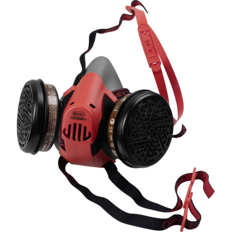 Connex Halbmaske COXT938810 2x A1-Gasfiltern Bayonetteverschluss