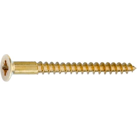 Connex Holzschrauben 3.5 x 30 mm PZ 2 Linsensenkkopf - 20 Stk. Holzschrauben