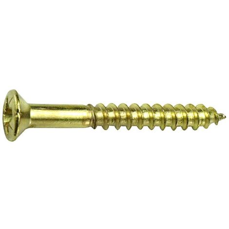 Connex Holzschrauben 4.5 x 30 mm PZ 2 Linsensenkkopf - 12 Stk. Holzschrauben