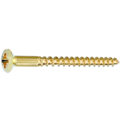 Connex Holzschrauben 4.5 x 40 mm PZ 2 Linsensenkkopf - 12 Stk. Holzschrauben