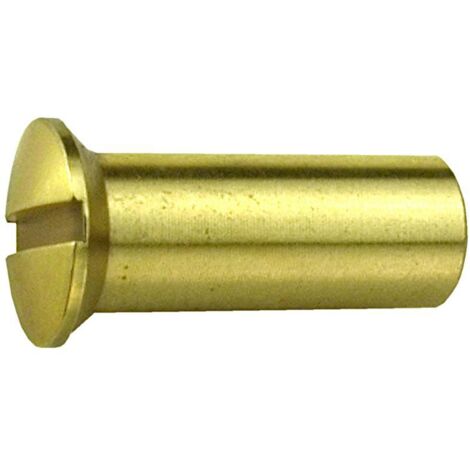 connex Hülsenmutter M6 x 15 mm Messing - 6 Stück Muttern