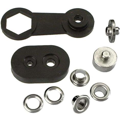 CONNEX - OCCHIOLI DA 6,0 MM - OTTONE NICHELATO - 40 PZ.