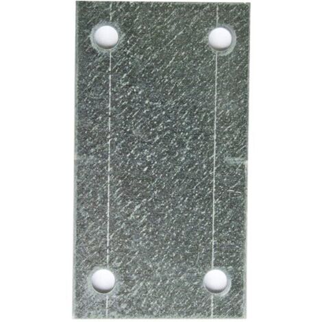 CONNEX - PIASTRINA DIRITTA 50x90MM SPESSORE 1,5 MM 4 PZ