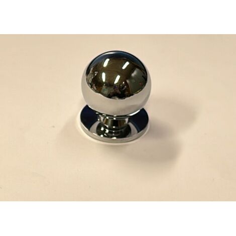 CONNEX - POMOLO A SFERA OTTONE CROMATO DIAMETRO 30MM