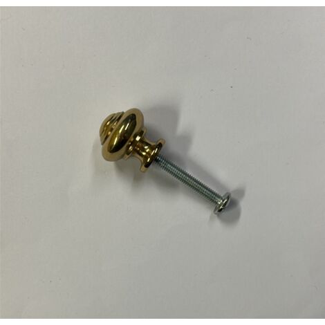 CONNEX - POMOLO SAGOMATO ORO LUCIDO DIAMETRO 20MM