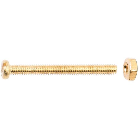Connex Radioschrauben M2 x 20 mm Schlitz - 20 Stk. Schrauben & Dübel