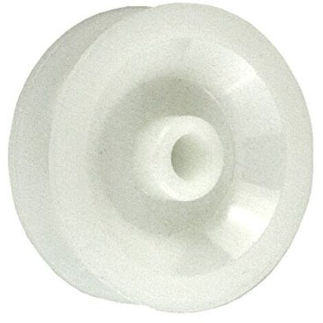 CONNEX - ROTELLA PER FUNI Ø 8 MM. IN POLIAMMIDE BIANCO Ø 65 MM.