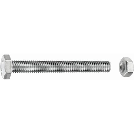 Connex Sechskantschrauben M6 x 10 mm - 30 Stück Edelstahl Maschinenschrauben