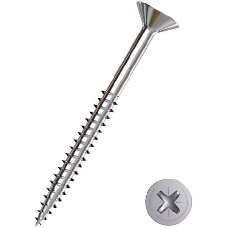Connex Universalschrauben 5.0 x 80 mm PZ 2 Senkkopf - 100 Stk. Holzschrauben