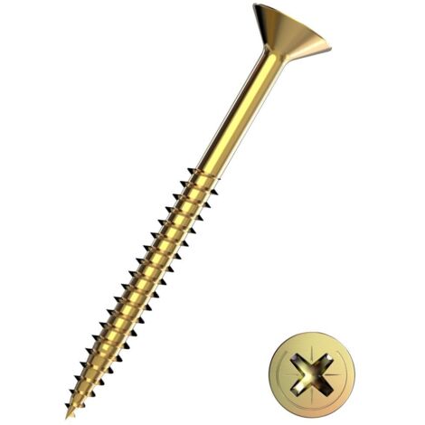 Connex Universalschrauben 5.0 x 80 mm PZ 2 Senkkopf - 175 Stk. Universalschrauben
