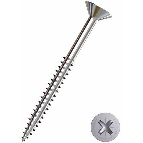 Connex Universalschrauben 6.0 x 60 mm PZ 3 Senkkopf - 80 Stk. Holzschrauben