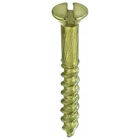CONNEX - VITI PER LEGNO A TESTA PIANA SVASATA IN OTTONE 4,0X40MM 8PZ